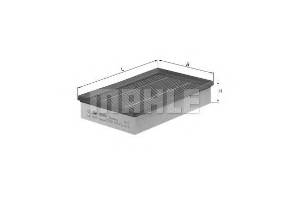 Filtru aer LX 1212 KNECHT - Filtru aer/ carcasa