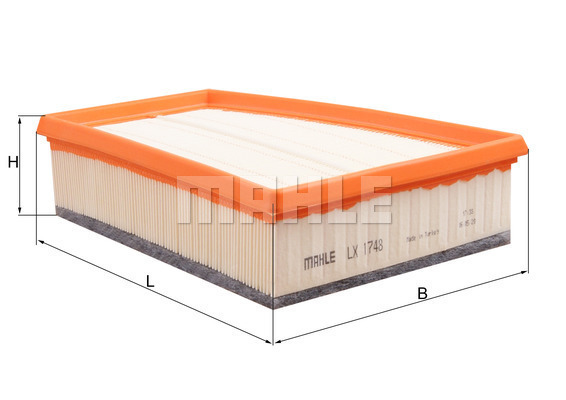 Filtru aer LX 1748 KNECHT - Filtru aer/ carcasa