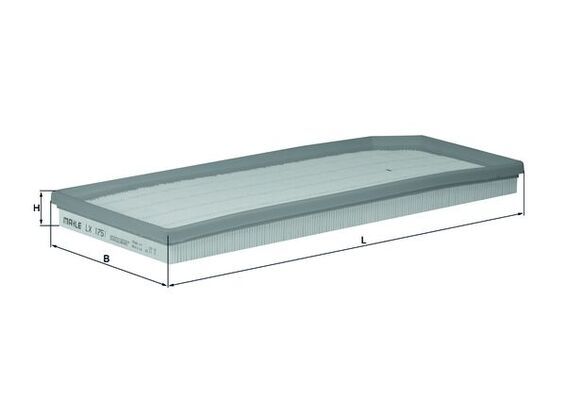 Filtru aer LX 1751 KNECHT - Filtru aer