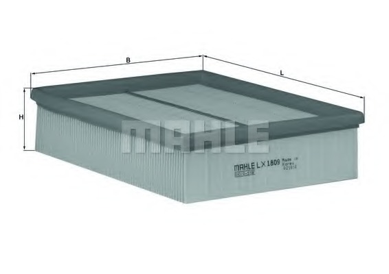 Filtru aer LX 1809 KNECHT - Filtru aer/ carcasa Filtru aer LX 1809 KNECHT - Filtru aer/ carcasa