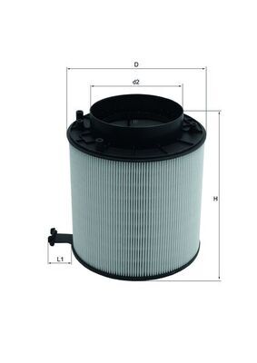 Filtru aer LX 2091D KNECHT - Admisie aer motor