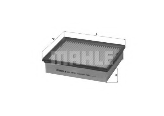 Filtru aer LX 2840 KNECHT - Filtru aer/ carcasa