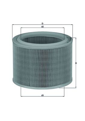 Filtru aer LX 486 KNECHT - Filtru aer