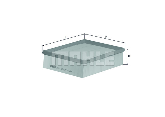 Filtru aer LX 742/2 KNECHT - Filtru aer/ carcasa