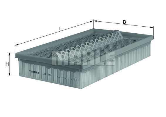 Filtru aer LX 95 KNECHT - Filtru aer/ carcasa Filtru aer LX 95 KNECHT - Filtru aer/ carcasa