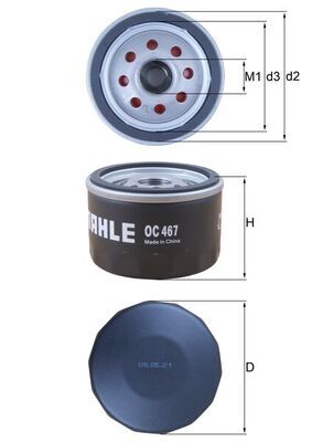 Filtru ulei OC 467 KNECHT - Filtru ulei Filtru ulei OC 467 KNECHT - Filtru ulei