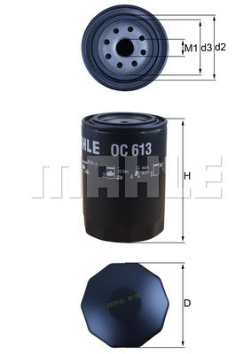 Filtru ulei OC 613 KNECHT - Ungere Filtru ulei OC 613 KNECHT - Ungere