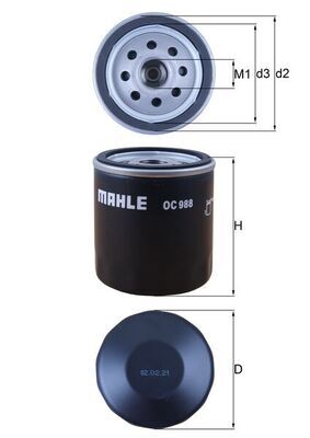 Filtru ulei OC 988 KNECHT - Filtru ulei Filtru ulei OC 988 KNECHT - Filtru ulei