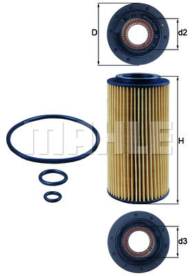 Filtru ulei OX 179D KNECHT - Ungere Filtru ulei OX 179D KNECHT - Ungere