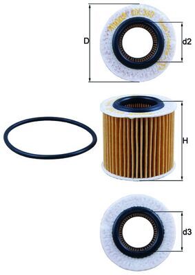 Filtru ulei OX 360D KNECHT - Ungere Filtru ulei OX 360D KNECHT - Ungere