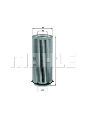 Filtru ulei OX 560D KNECHT - Ungere