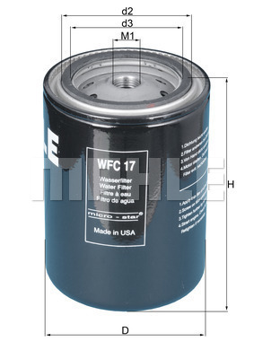 Filtru agent frigorific WFC 17 KNECHT - Filtru sistem racire Filtru agent frigorific WFC 17 KNECHT - Filtru sistem racire