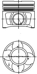 Piston 40356620 KOLBENSCHMIDT - Ansamblu piston Piston 40356620 KOLBENSCHMIDT - Ansamblu piston