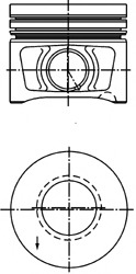 Piston 40387600 KOLBENSCHMIDT - Ansamblu piston Piston 40387600 KOLBENSCHMIDT - Ansamblu piston