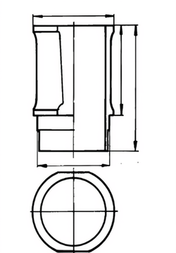 Camasa cilindru 89301110 KOLBENSCHMIDT - Bloc motor