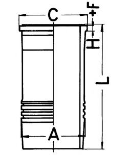 Camasa cilindru 89831110 KOLBENSCHMIDT - Camasi piston/set