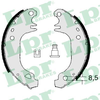 Set saboti frana 03110 LPR - Material frictiune sabot frana/ sabot frana Set saboti frana 03110 LPR - Material frictiune sabot frana/ sabot frana