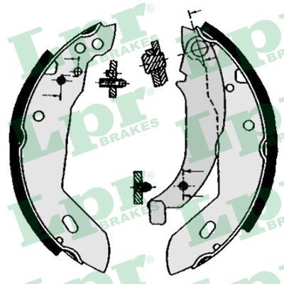 Set saboti frana 04670 LPR - Frana tambur Set saboti frana 04670 LPR - Frana tambur