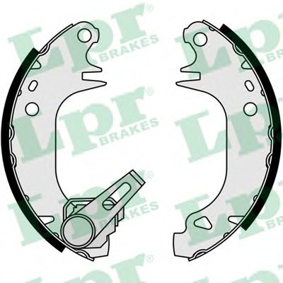 Set saboti frana 04930 LPR - Frana tambur Set saboti frana 04930 LPR - Frana tambur