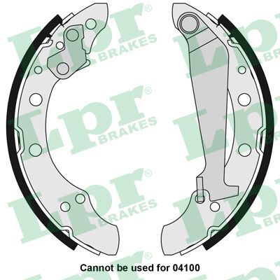 Set saboti frana 05730 LPR - Material frictiune sabot frana/ sabot frana Set saboti frana 05730 LPR - Material frictiune sabot frana/ sabot frana