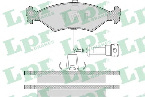 set placute frana,frana disc 05P1087 LPR - Set placute frana set placute frana,frana disc 05P1087 LPR - Set placute frana