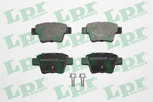 set placute frana,frana disc 05P1278 LPR - Frana disc