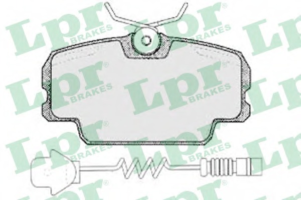 set placute frana,frana disc 05P1305 LPR - Frana disc set placute frana,frana disc 05P1305 LPR - Frana disc
