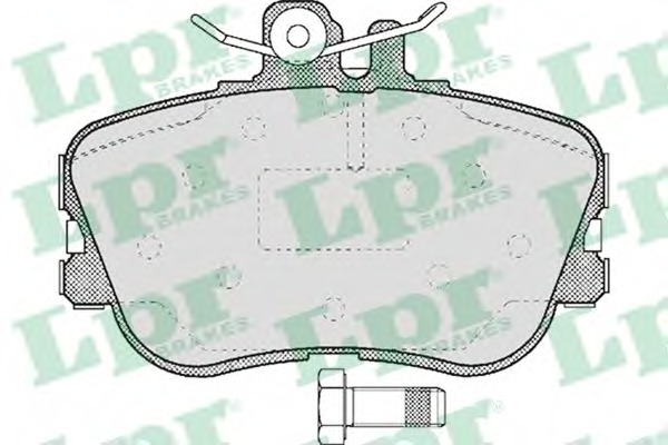 set placute frana,frana disc 05P492 LPR - Set placute frana set placute frana,frana disc 05P492 LPR - Set placute frana