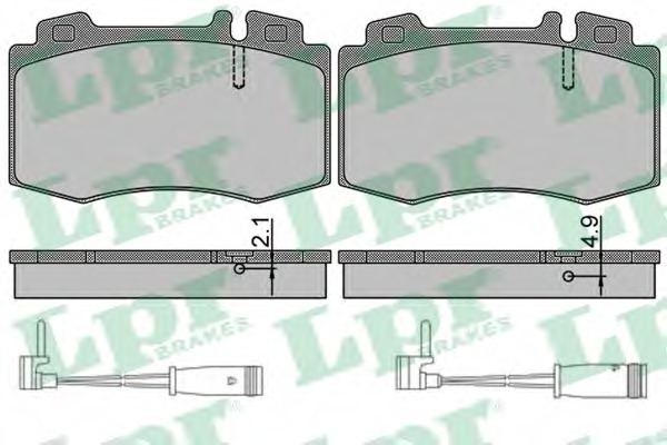 set placute frana,frana disc 05P849A LPR - Set placute frana set placute frana,frana disc 05P849A LPR - Set placute frana