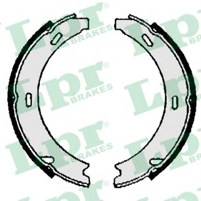 Set saboti frana, frana de mana 06870 LPR - Frana tambur Set saboti frana, frana de mana 06870 LPR - Frana tambur