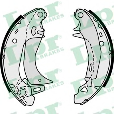 Set saboti frana 07580 LPR - Material frictiune sabot frana/ sabot frana Set saboti frana 07580 LPR - Material frictiune sabot frana/ sabot frana