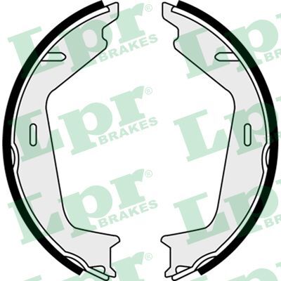 Set saboti frana, frana de mana 08260 LPR - Frana tambur Set saboti frana, frana de mana 08260 LPR - Frana tambur