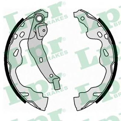 Set saboti frana 08660 LPR - Material frictiune sabot frana/ sabot frana Set saboti frana 08660 LPR - Material frictiune sabot frana/ sabot frana
