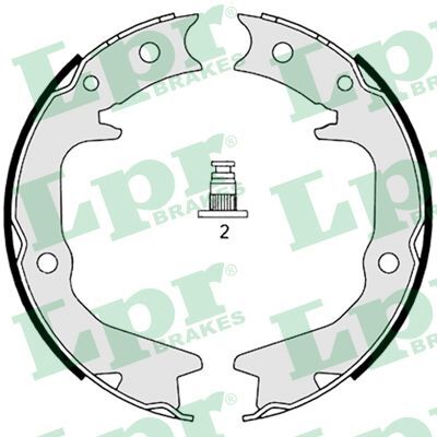 Set saboti frana, frana de mana 08920 LPR - Frana tambur