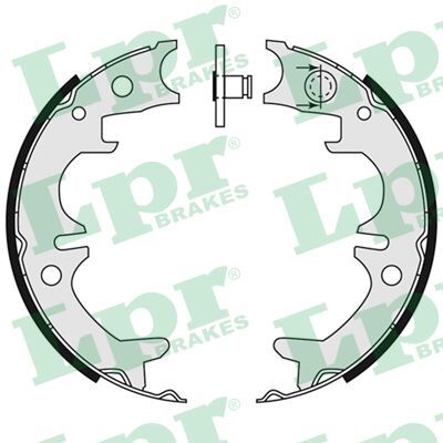 Set saboti frana, frana de mana 09140 LPR - Frana tambur Set saboti frana, frana de mana 09140 LPR - Frana tambur