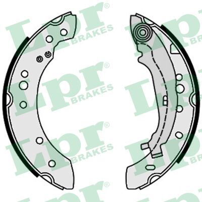 Set saboti frana 09640 LPR - Material frictiune sabot frana/ sabot frana Set saboti frana 09640 LPR - Material frictiune sabot frana/ sabot frana