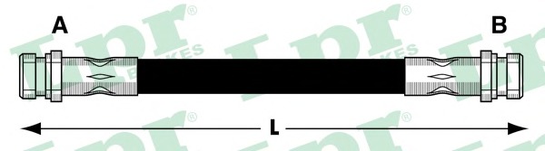 Furtun frana 6T47839 LPR - Furtun frana