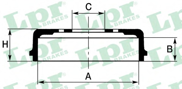 Tambur frana 7D0657R LPR - Tambur frana Tambur frana 7D0657R LPR - Tambur frana