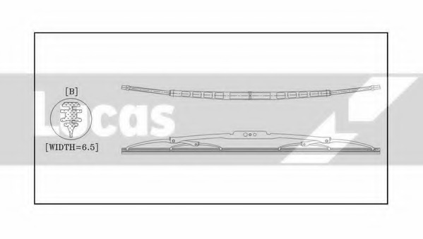 lamela stergator LLWCB19C LUCAS ELECTRICAL - Stergator de parbriz lamela stergator LLWCB19C LUCAS ELECTRICAL - Stergator de parbriz