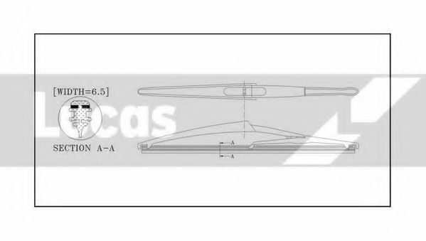 lamela stergator LLWCR12A LUCAS ELECTRICAL - Stergator de parbriz lamela stergator LLWCR12A LUCAS ELECTRICAL - Stergator de parbriz