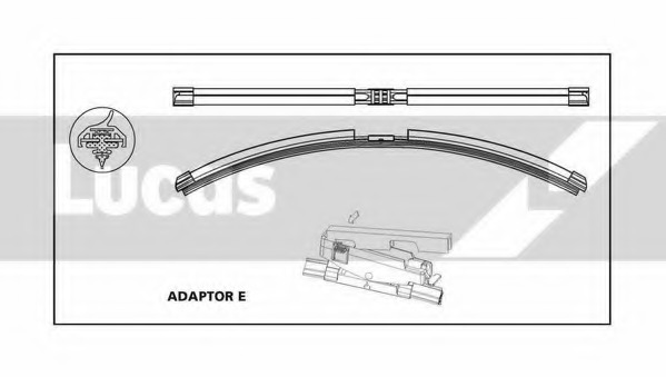 lamela stergator LLWFB18E LUCAS ELECTRICAL - Stergator de parbriz lamela stergator LLWFB18E LUCAS ELECTRICAL - Stergator de parbriz