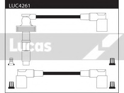 Set cablaj aprinder LUC4261 LUCAS ELECTRICAL - Fisa bujie