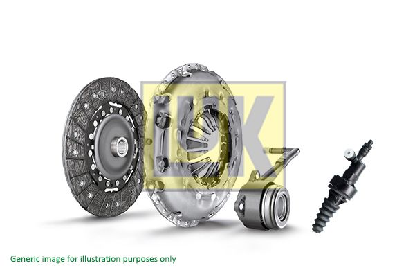 Set ambreiaj 624 3078 21 LuK - Kit ambreiaj complet