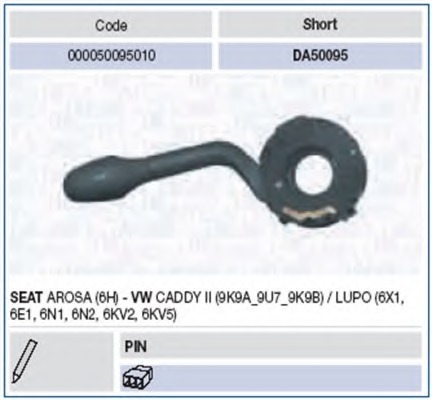 Comutator coloana directie 000050095010 MAGNETI MARELLI - Intrerupatoare / relee / control Comutator coloana directie 000050095010 MAGNETI MARELLI - Intrerupatoare / relee / control