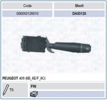 Comutator coloana directie 000050126010 MAGNETI MARELLI - Intrerupatoare / relee / control Comutator coloana directie 000050126010 MAGNETI MARELLI - Intrerupatoare / relee / control