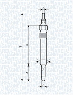 Bujie incandescenta 062900004304 MAGNETI MARELLI - Bujie incandescenta Bujie incandescenta 062900004304 MAGNETI MARELLI - Bujie incandescenta