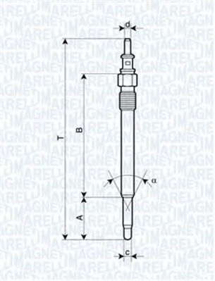 Bujie incandescenta 062900012304 MAGNETI MARELLI - Bujie incandescenta Bujie incandescenta 062900012304 MAGNETI MARELLI - Bujie incandescenta