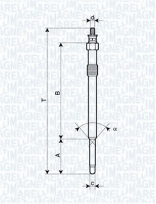 Bujie incandescenta 062900024304 MAGNETI MARELLI - Bujie incandescenta Bujie incandescenta 062900024304 MAGNETI MARELLI - Bujie incandescenta