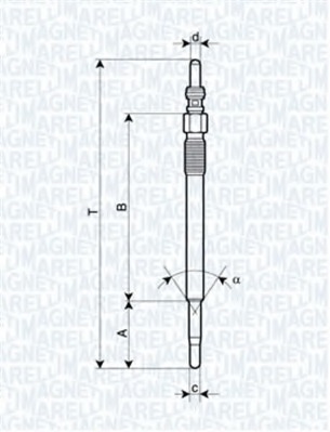 Bujie incandescenta 062900048304 MAGNETI MARELLI - Bujie incandescenta Bujie incandescenta 062900048304 MAGNETI MARELLI - Bujie incandescenta