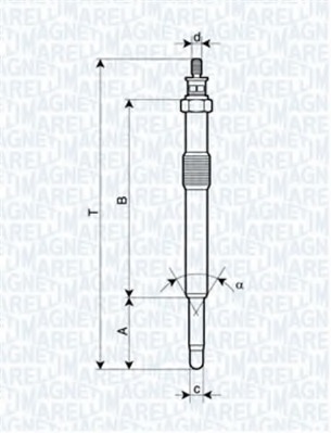 Bujie incandescenta 062900049304 MAGNETI MARELLI - Bujie incandescenta Bujie incandescenta 062900049304 MAGNETI MARELLI - Bujie incandescenta